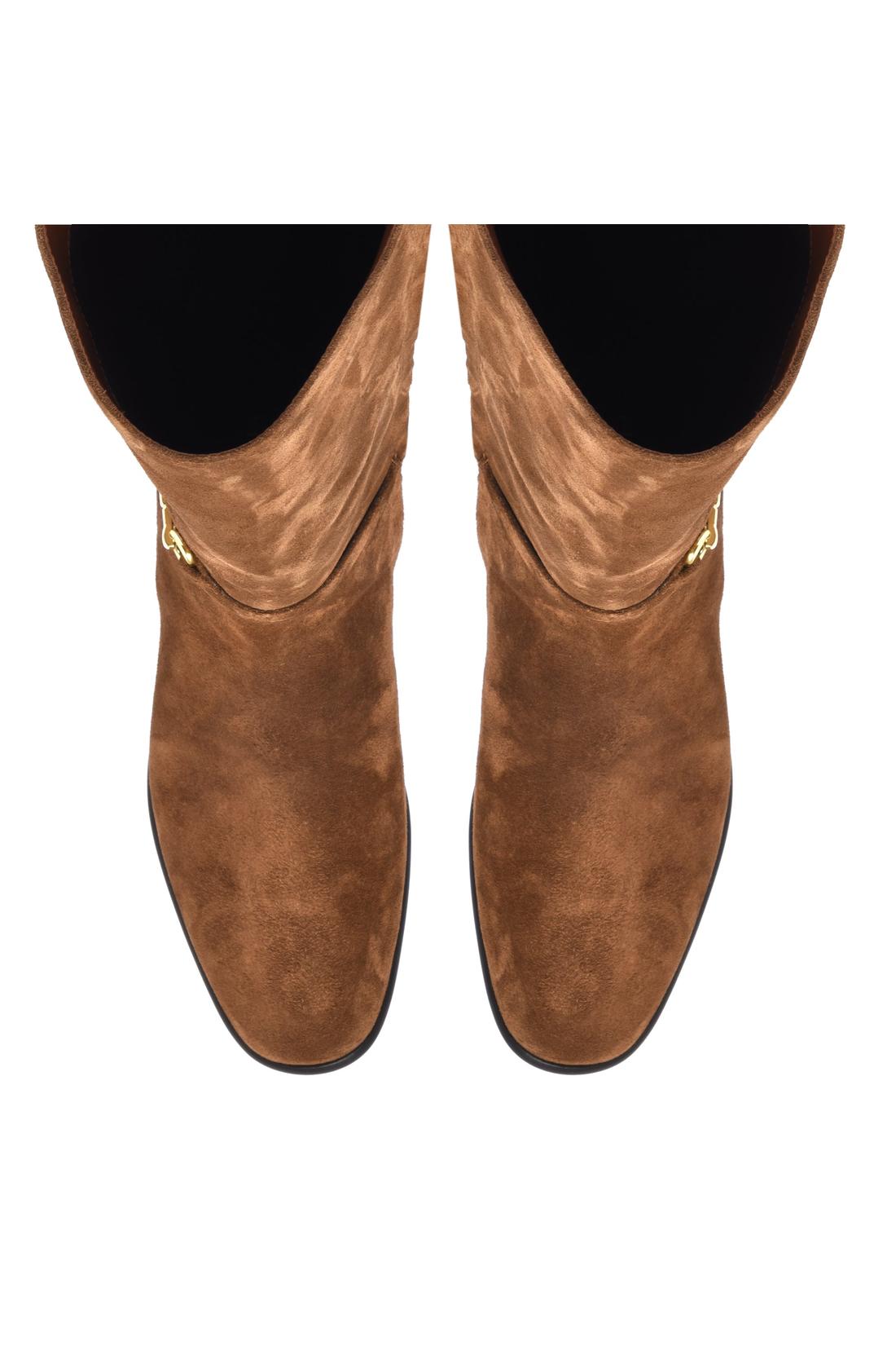 Tan suede boot
