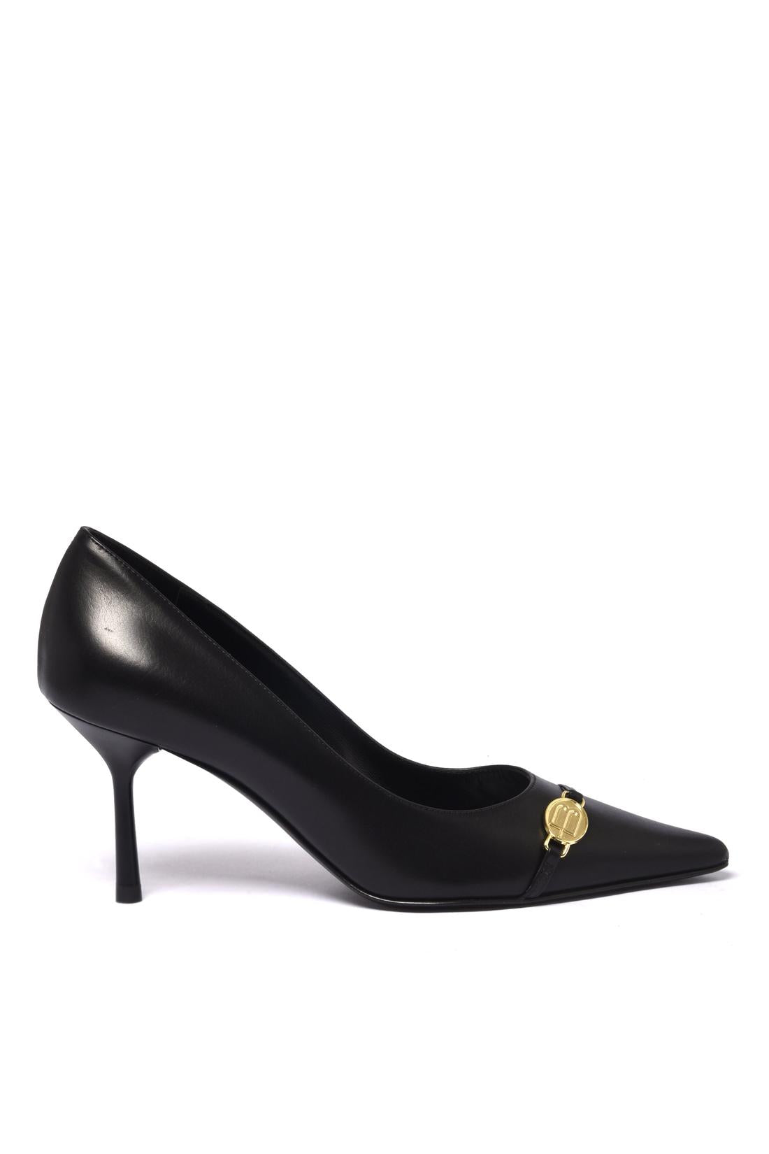 Pump in leather black