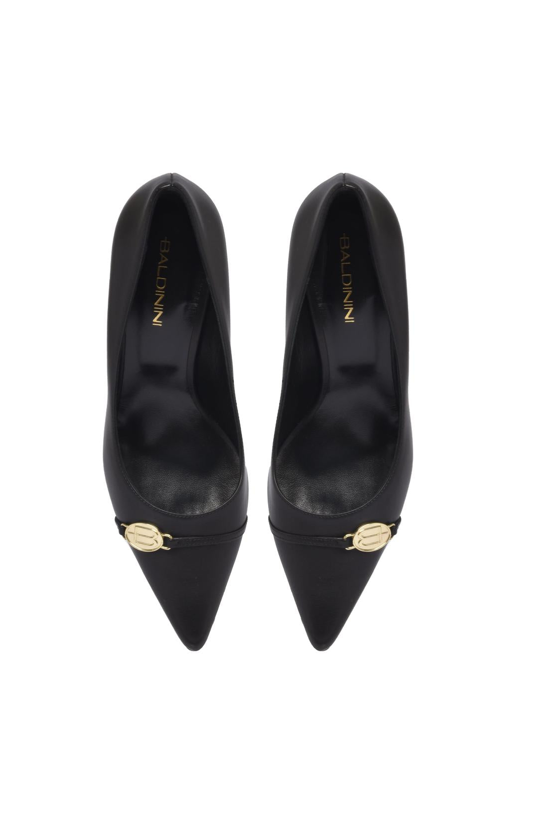 Pump in leather black