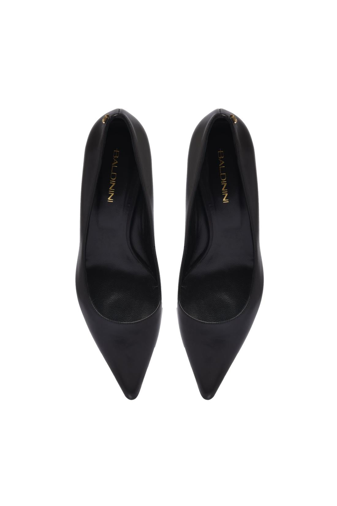 Pump in leather black