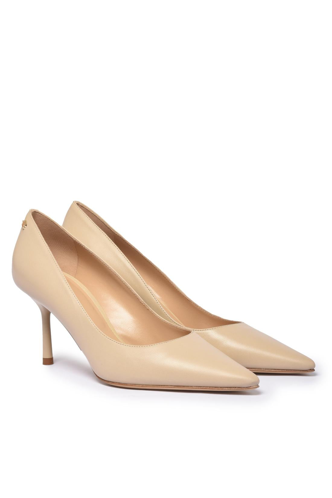Vanilla leather pump