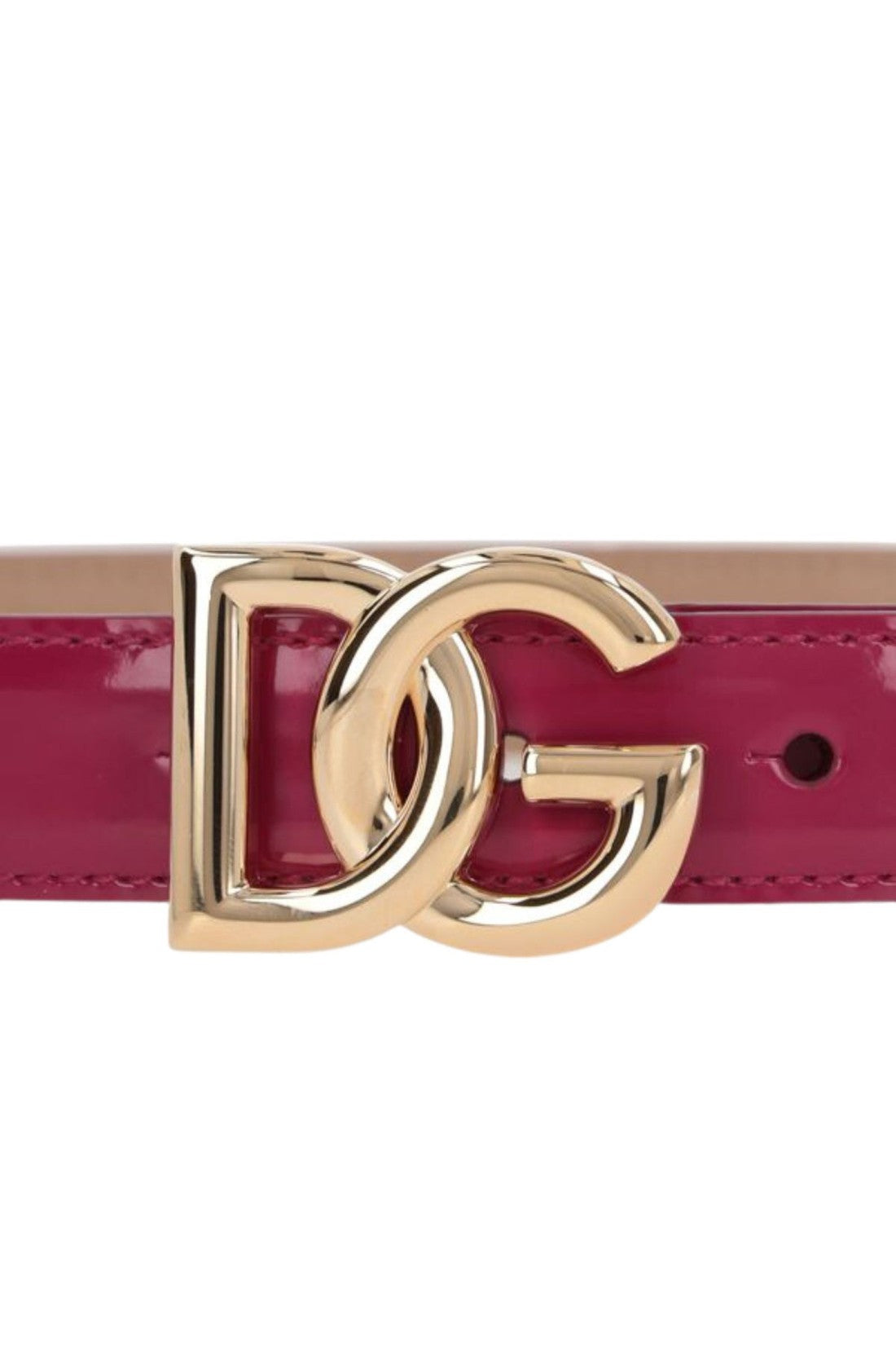 Dolce & Gabbana-OUTLET-SALE-DG Logo Leather Belt-ARCHIVIST