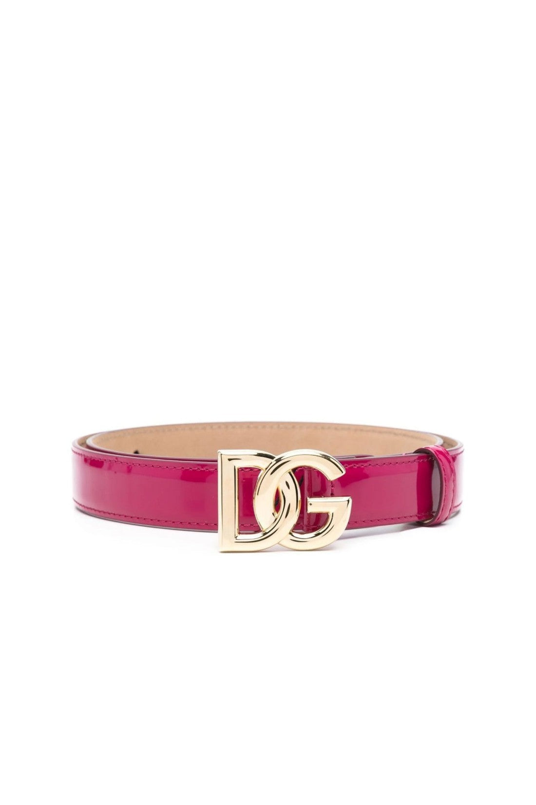 Dolce & Gabbana-OUTLET-SALE-DG Logo Leather Belt-ARCHIVIST