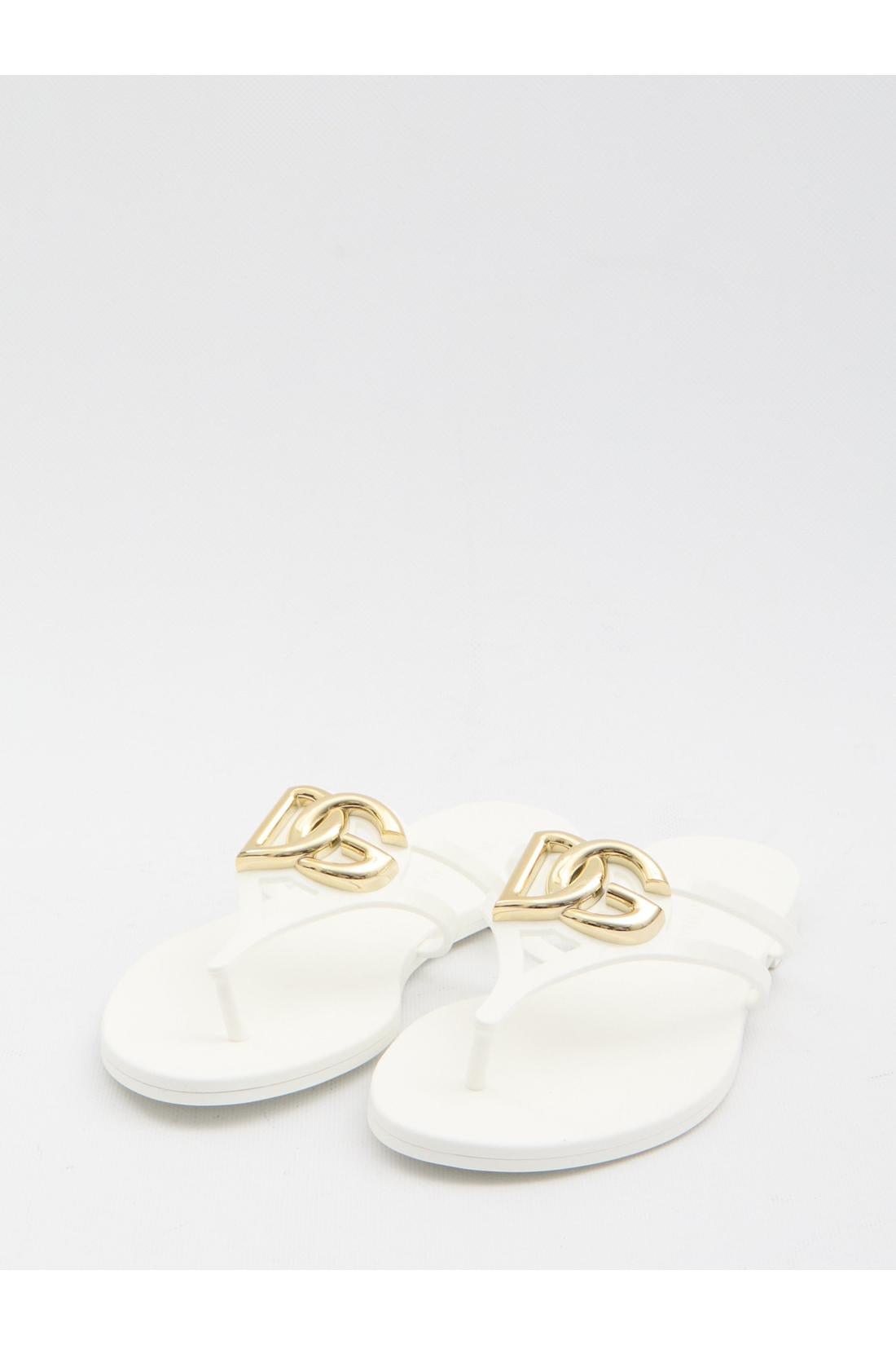 Dolce & Gabbana-OUTLET-SALE-DG Thong sandals-ARCHIVIST