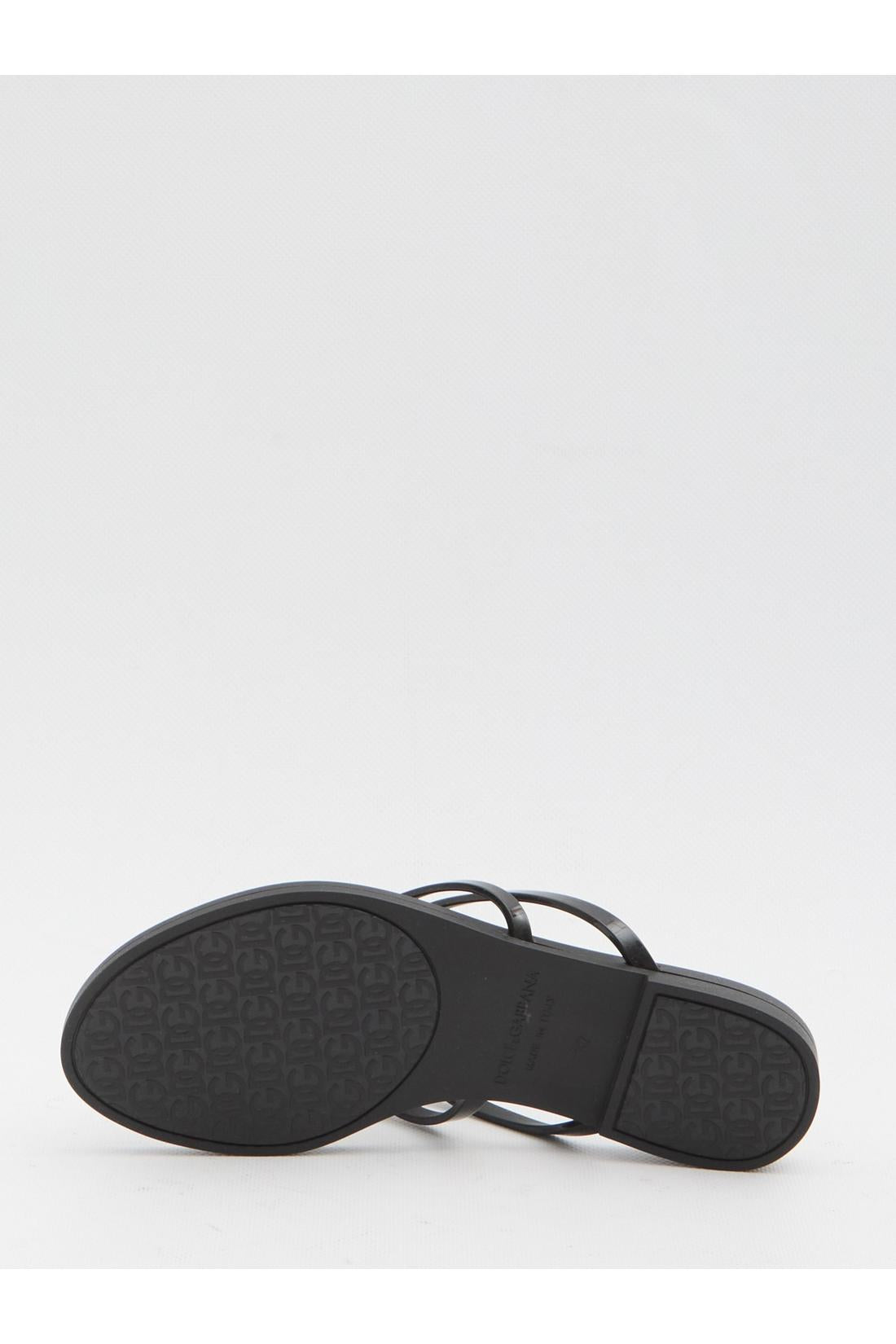 Dolce & Gabbana-OUTLET-SALE-DG Thong sandals-ARCHIVIST