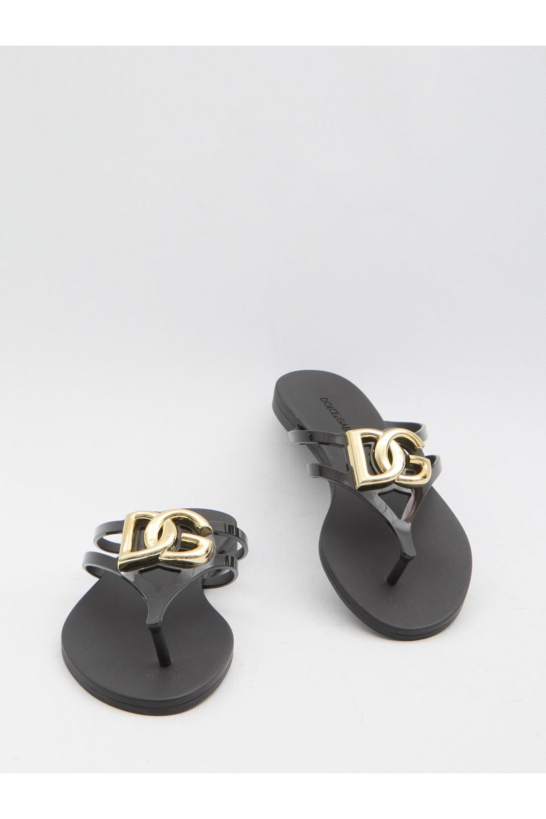 Dolce & Gabbana-OUTLET-SALE-DG Thong sandals-ARCHIVIST
