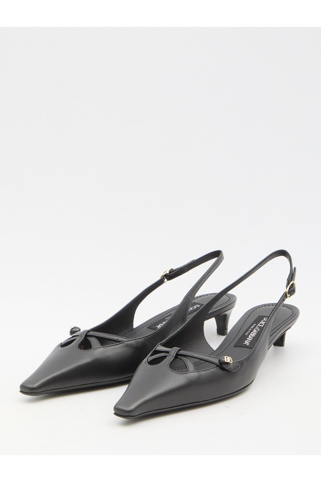 DOLCE&GABBANA-OUTLET-SALE-DG logo slingback-ARCHIVIST