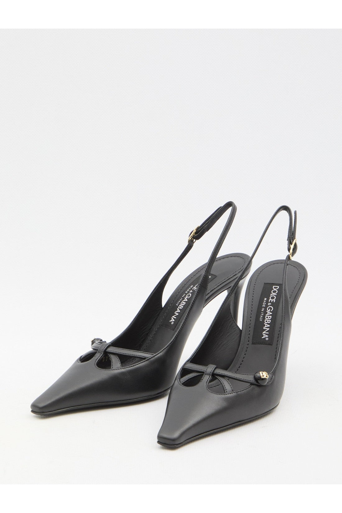 DOLCE&GABBANA-OUTLET-SALE-DG logo slingback-ARCHIVIST