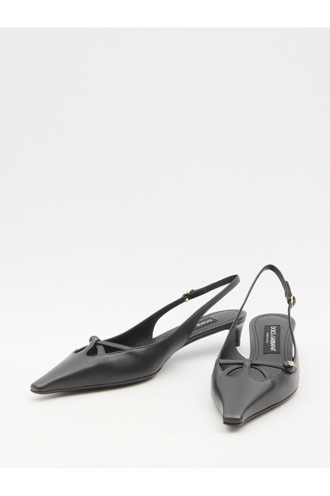 Dolce&Gabbana-OUTLET-SALE-DG logo slingback-ARCHIVIST