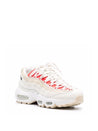 Nike-OUTLET-SALE-Air Max 95 Sail/Chile Red Sneakers-ARCHIVIST