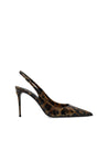 DOLCE & GABBANA-OUTLET-SALE-DOLCE & GABBANA Leopard Print Slingaback Pumps-ARCHIVIST