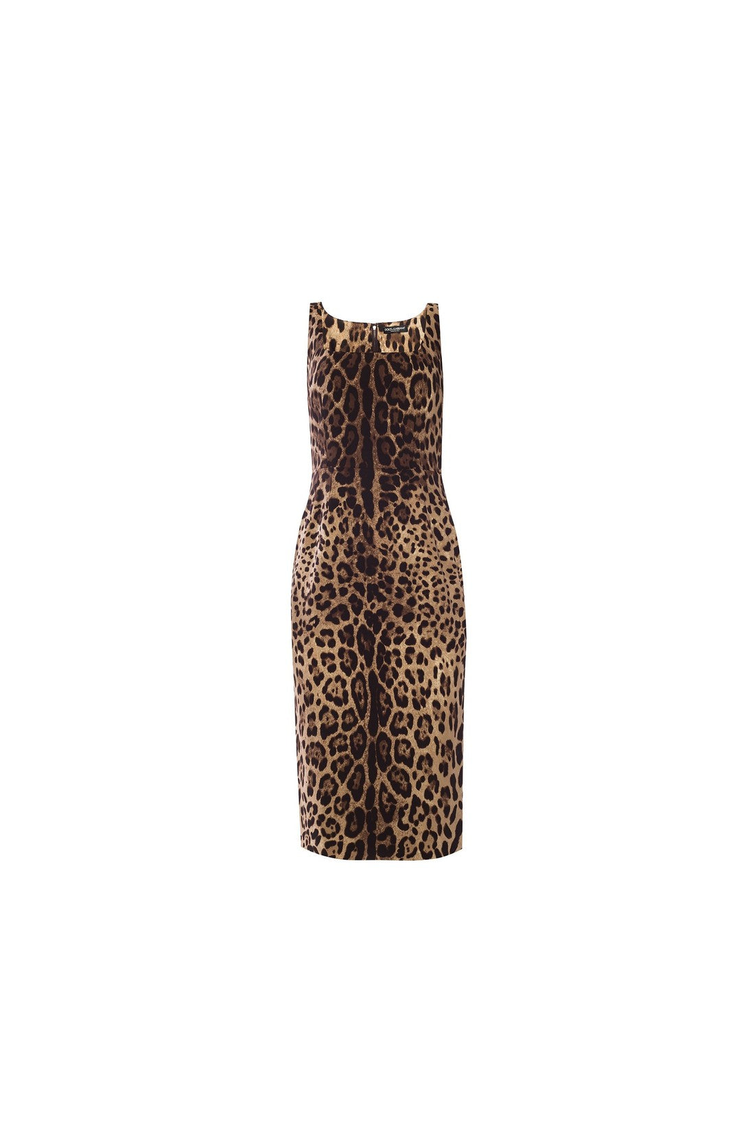 DOLCE & GABBANA-OUTLET-SALE-DOLCE & GABBANA Leopard Printed Dress-ARCHIVIST