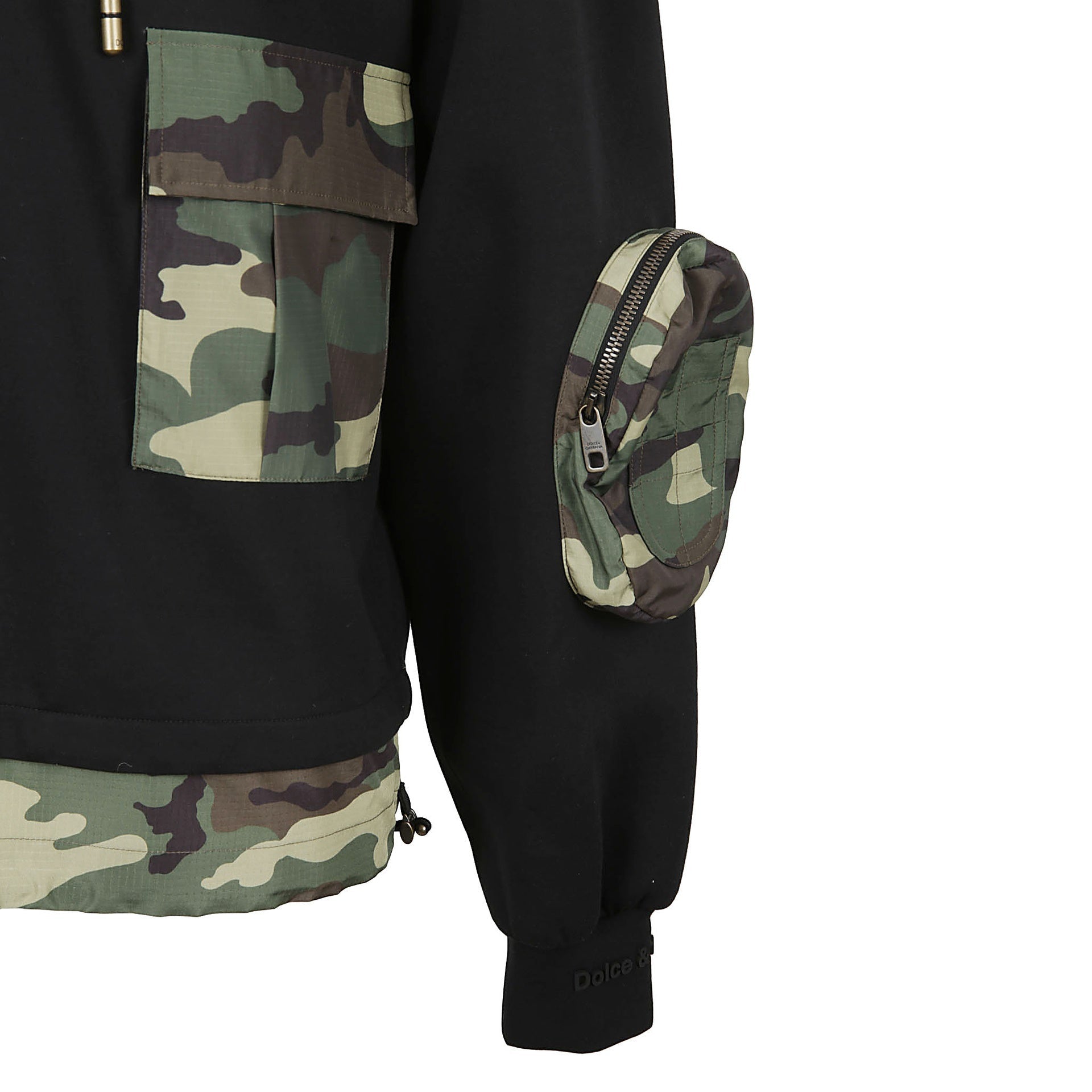 Dolce & Gabbana Camouflage-Print Hooded Sweatshirt
