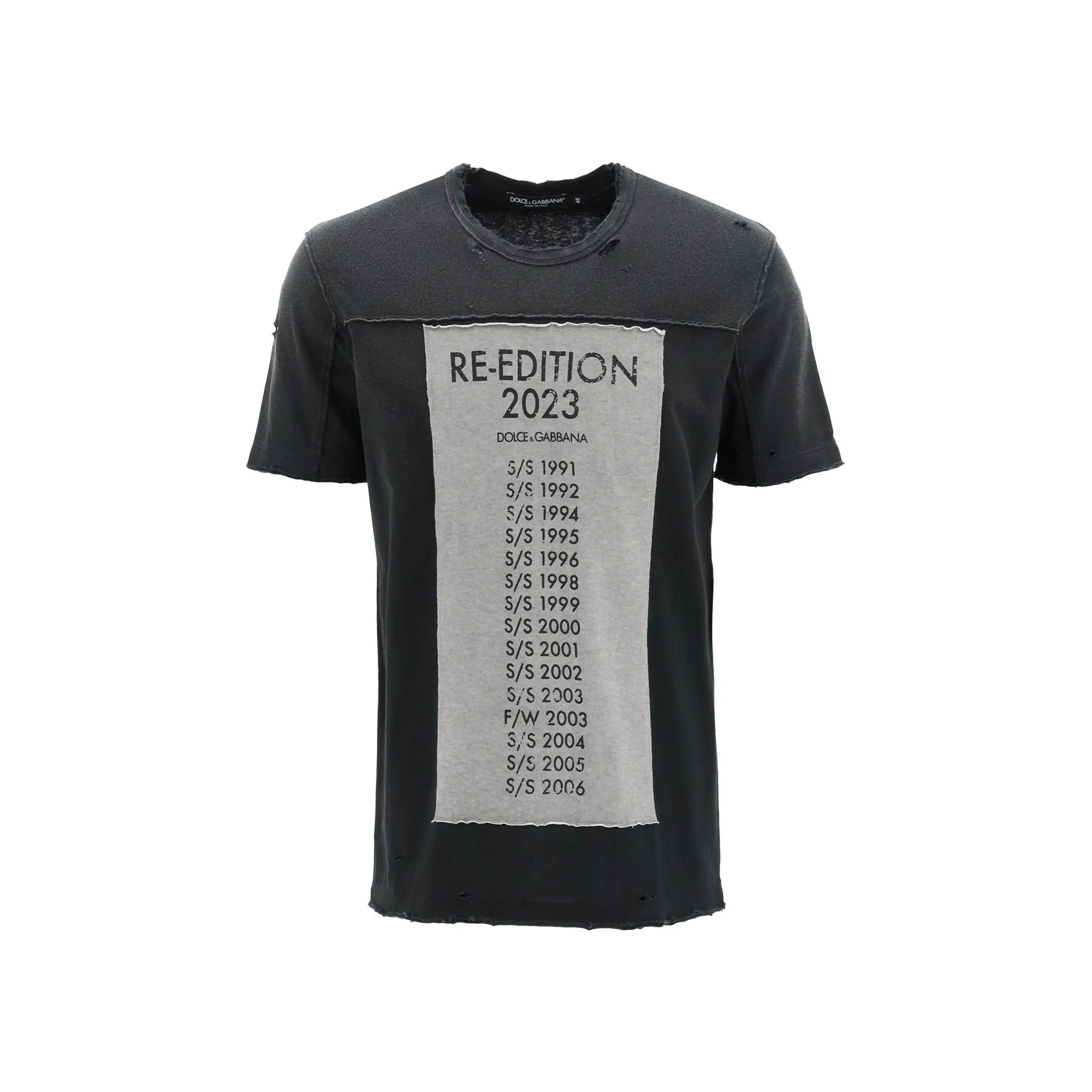 Dolce & Gabbana Printed Cotton T-Shirt