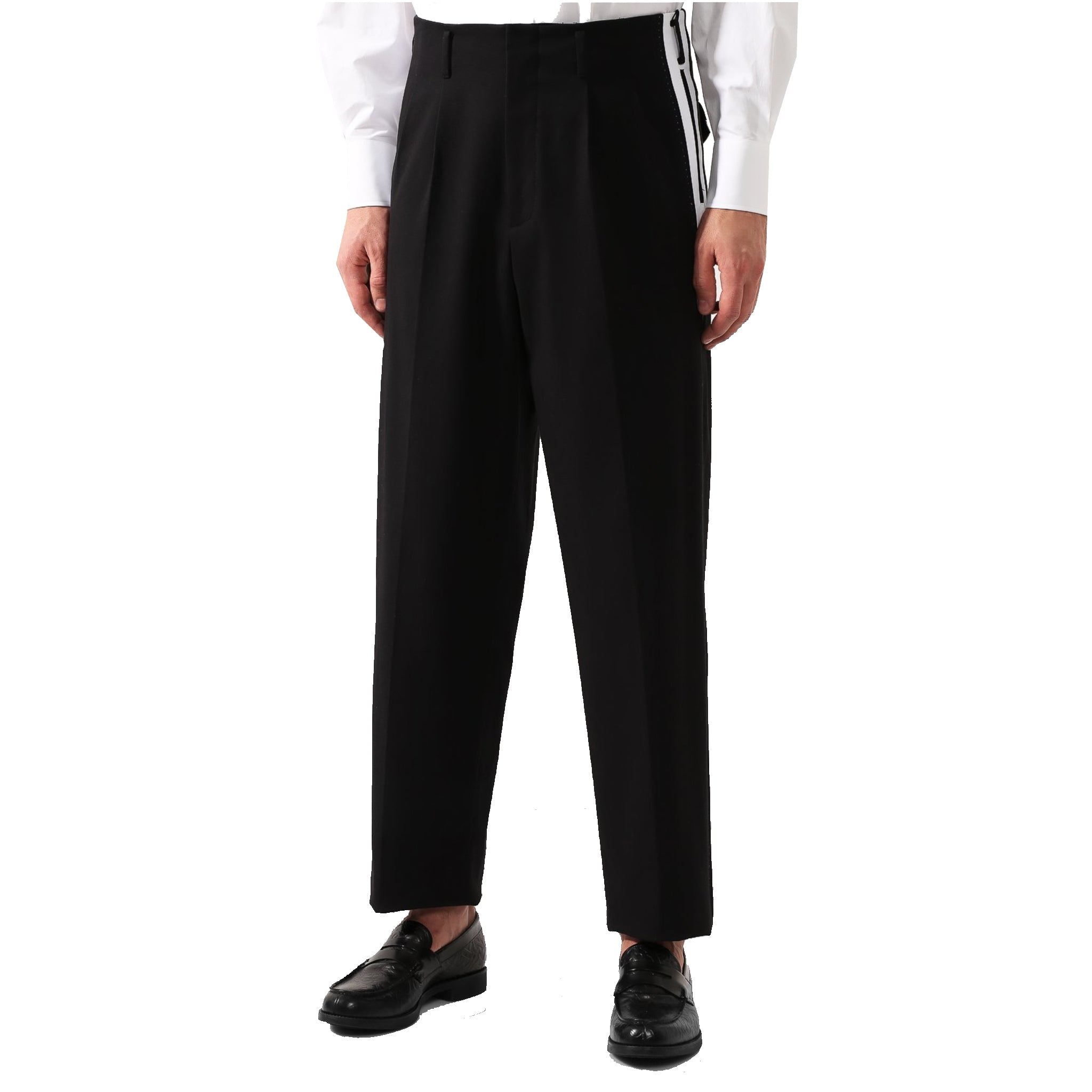 Dolce & Gabbana Side Stripe Pleat Trousers