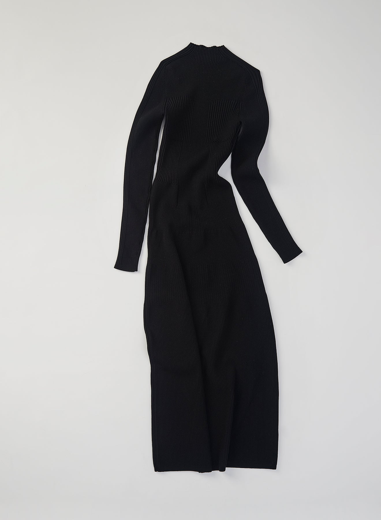 AERON LARA Cut-out back dress – black