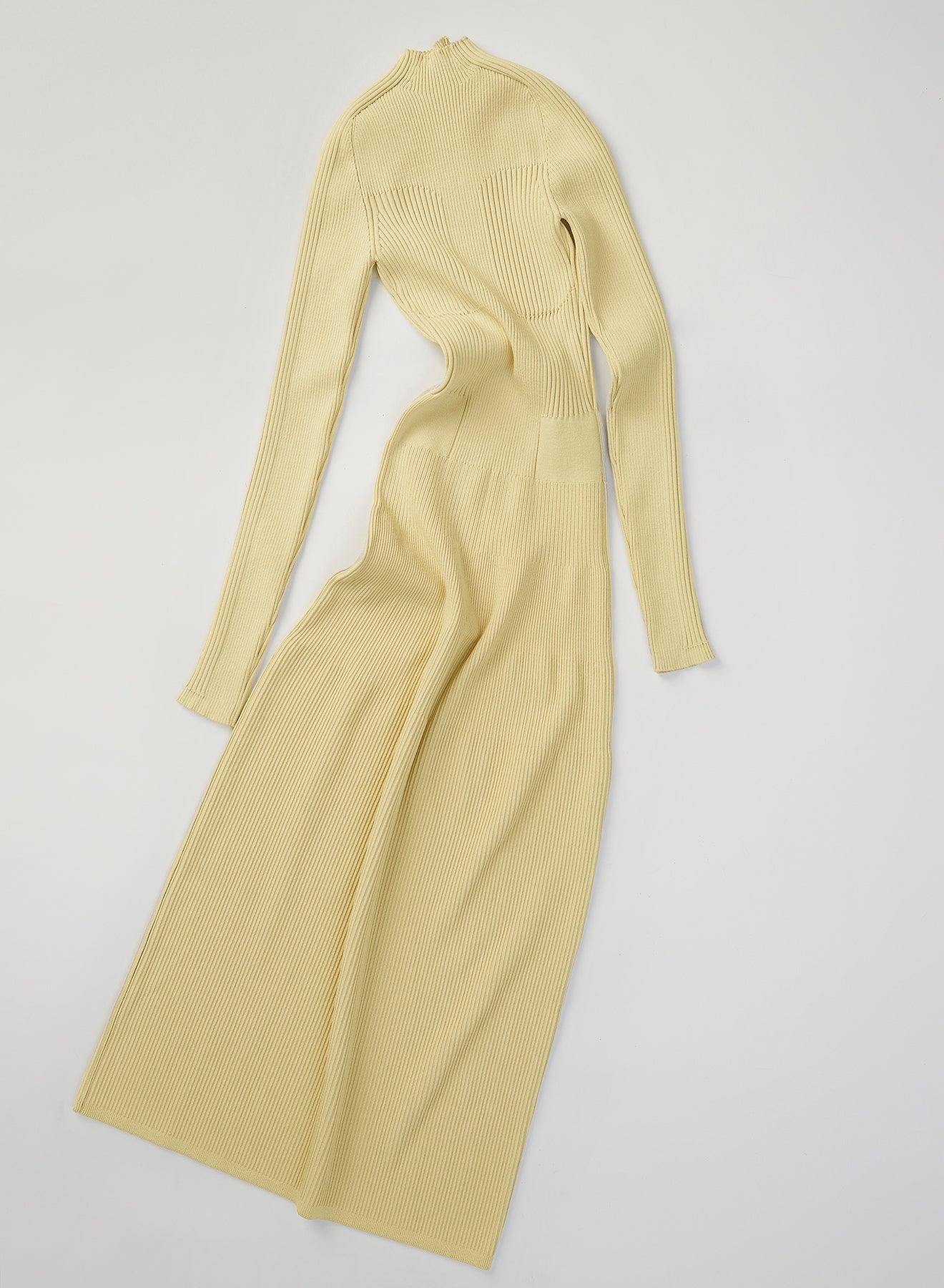 AERON LARA ECO STRETCH Cut-out back dress – vanilla