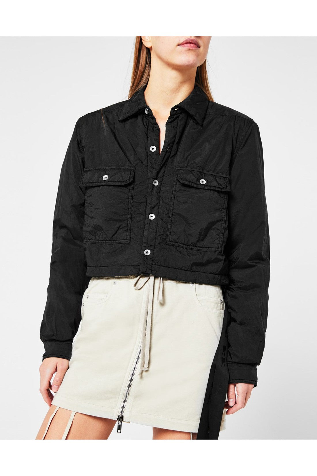 Rick Owens DRKSHDW-OUTLET-SALE-DRKSHDW Cropped Outershirt Padded Jacket-ARCHIVIST