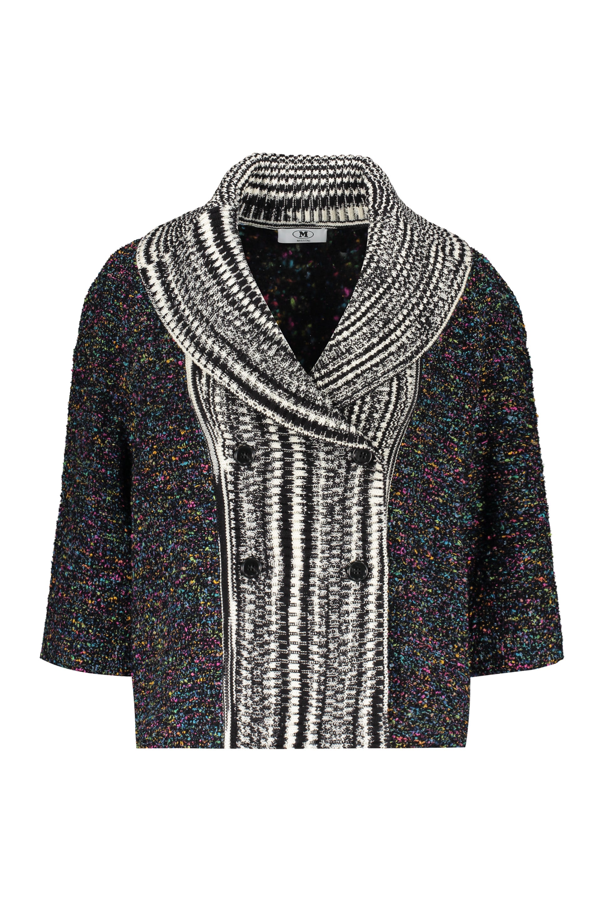 Wool-cotton blend blazer