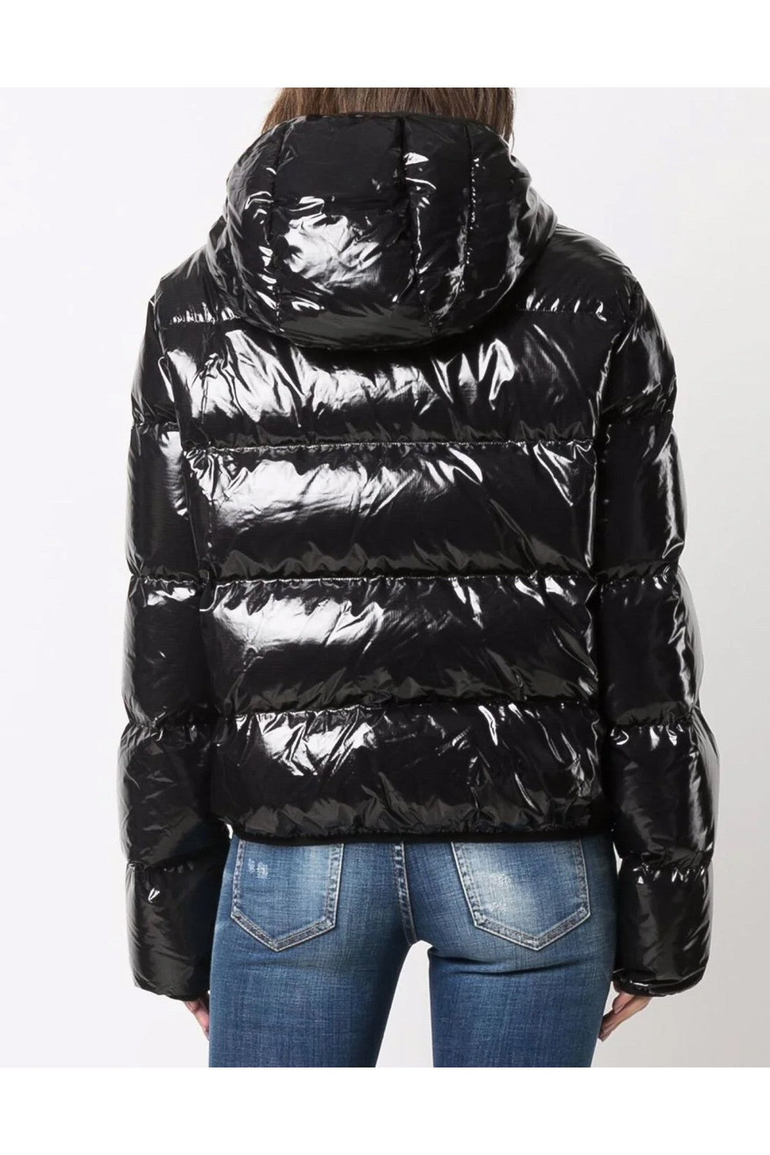 Dsquared2-OUTLET-SALE-DSQ2 Logo Patch Down Jacket-ARCHIVIST