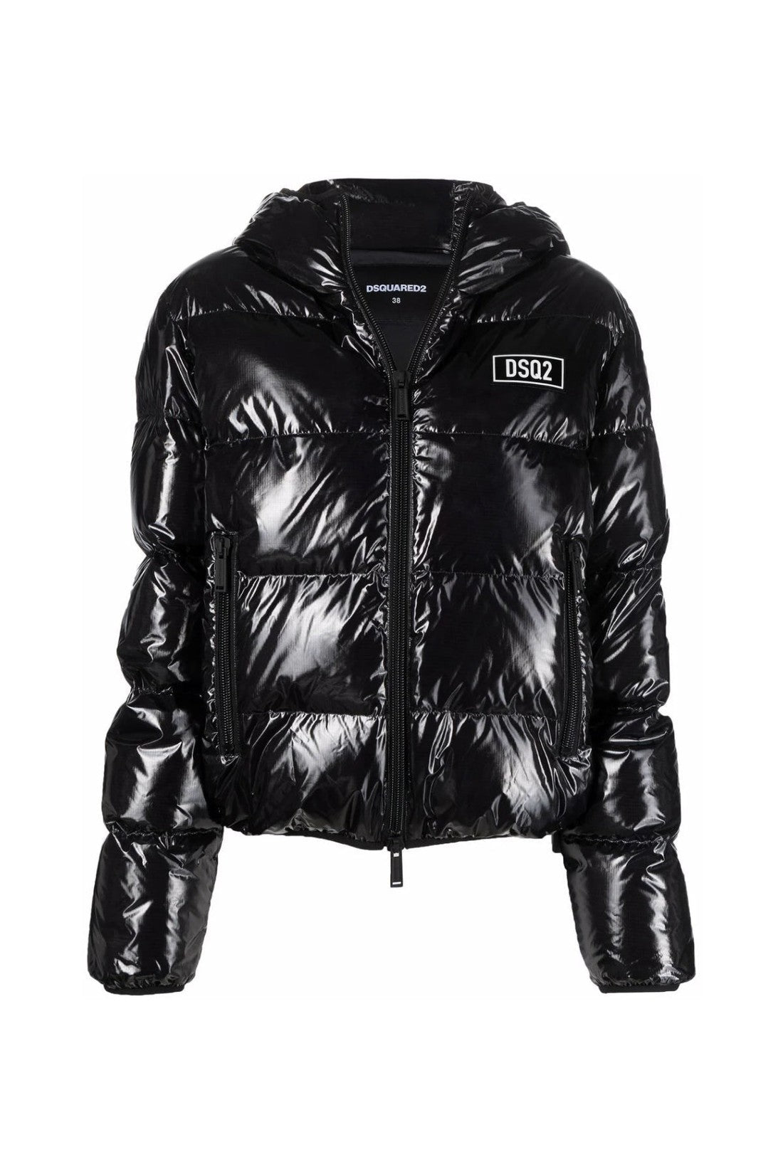 Dsquared2-OUTLET-SALE-DSQ2 Logo Patch Down Jacket-ARCHIVIST