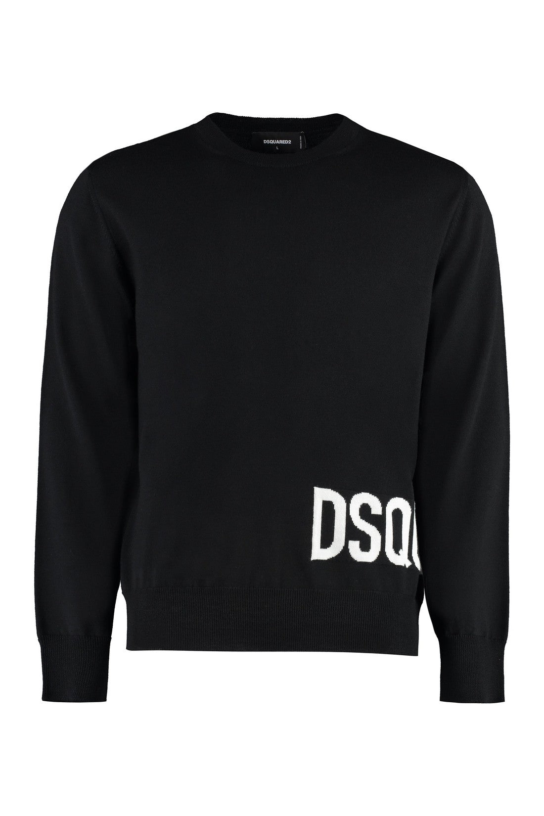 Dsquared2-OUTLET-SALE-DSQ2 virgin wool crew-neck sweater-ARCHIVIST