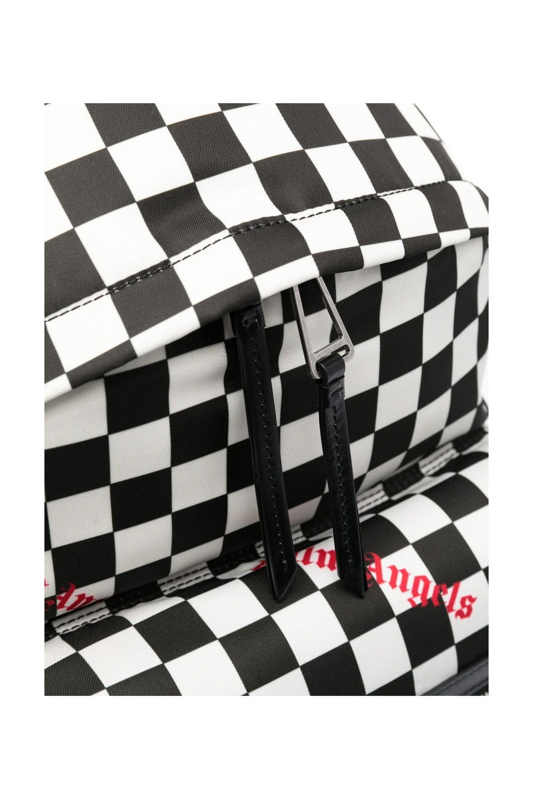 Palm Angels-OUTLET-SALE-Damier Check Logo Backpack-ARCHIVIST