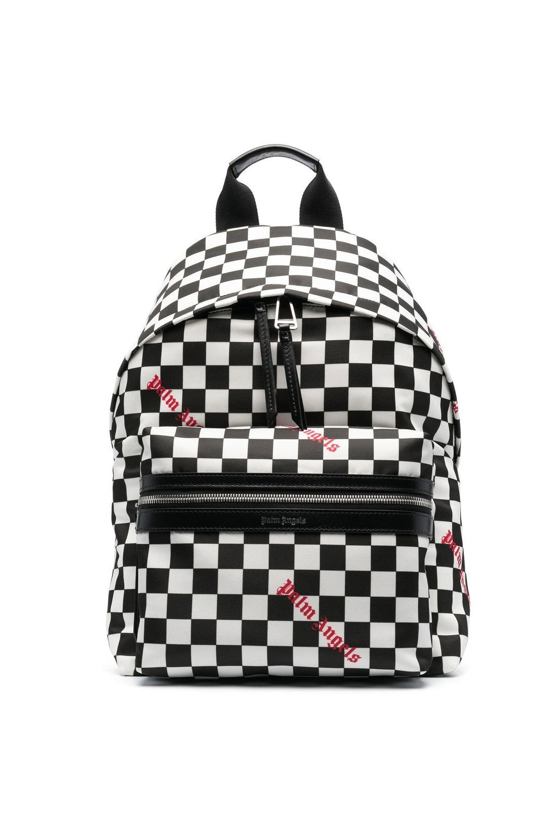 Palm Angels-OUTLET-SALE-Damier Check Logo Backpack-ARCHIVIST