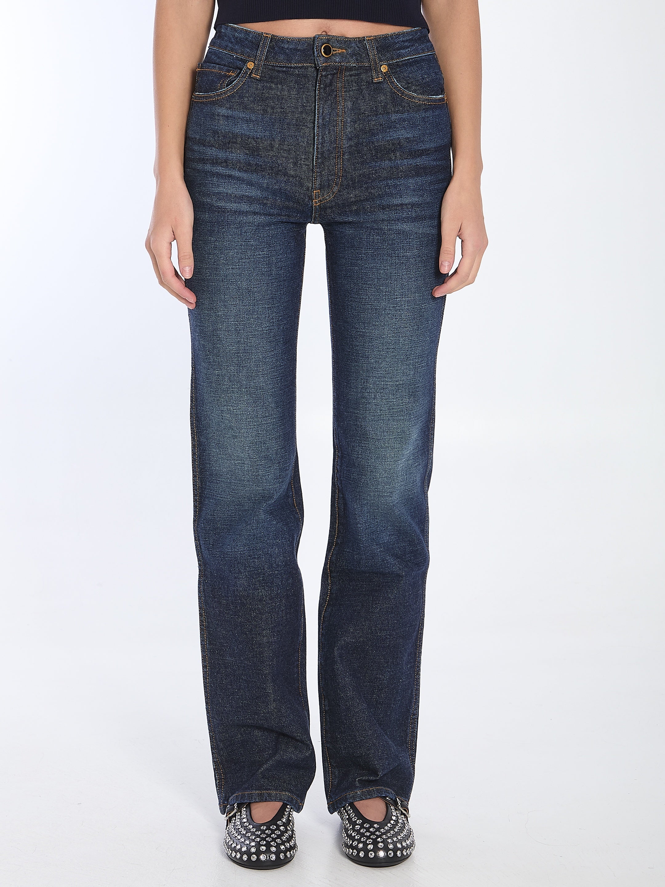 Khaite-OUTLET-SALE-Danielle stretch jeans-ARCHIVIST