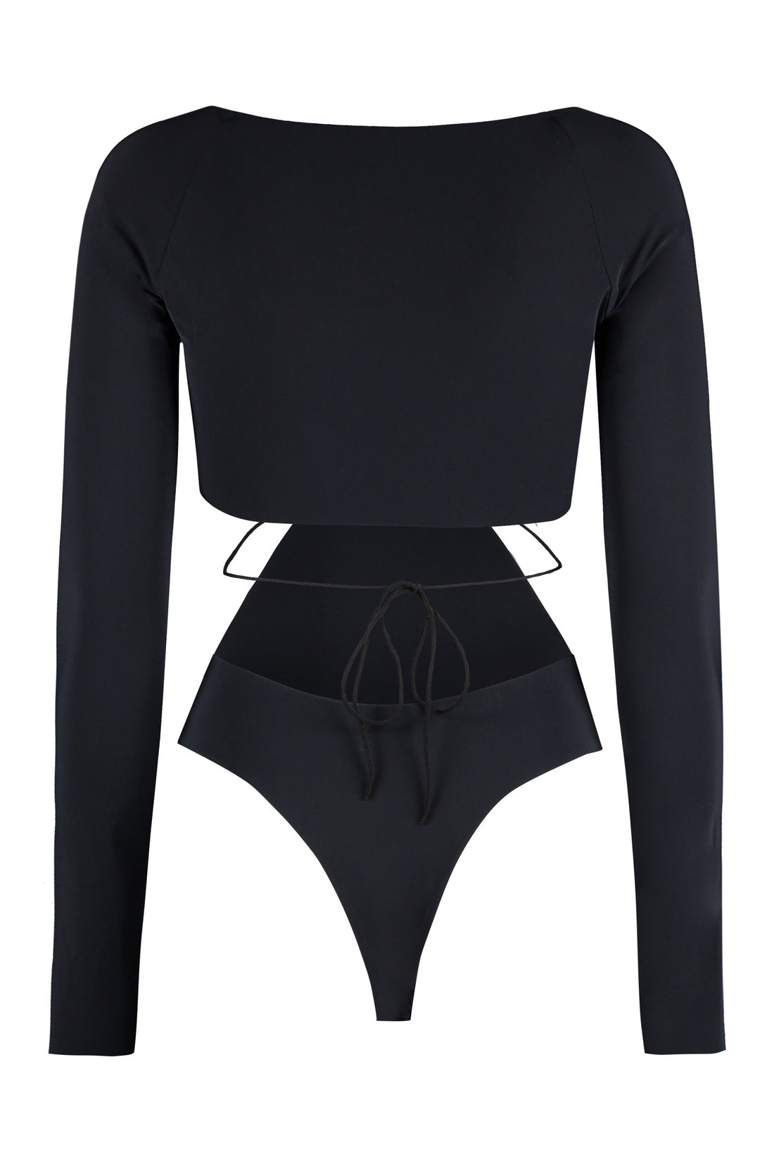 Amazuìn-OUTLET-SALE-Daphne long sleeve jersey bodysuit-ARCHIVIST