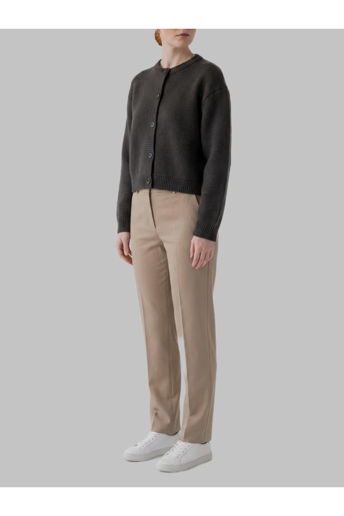 Lisa Yang-OUTLET-SALE-Dark Fern Emmylou cardigan jacket-ARCHIVIST