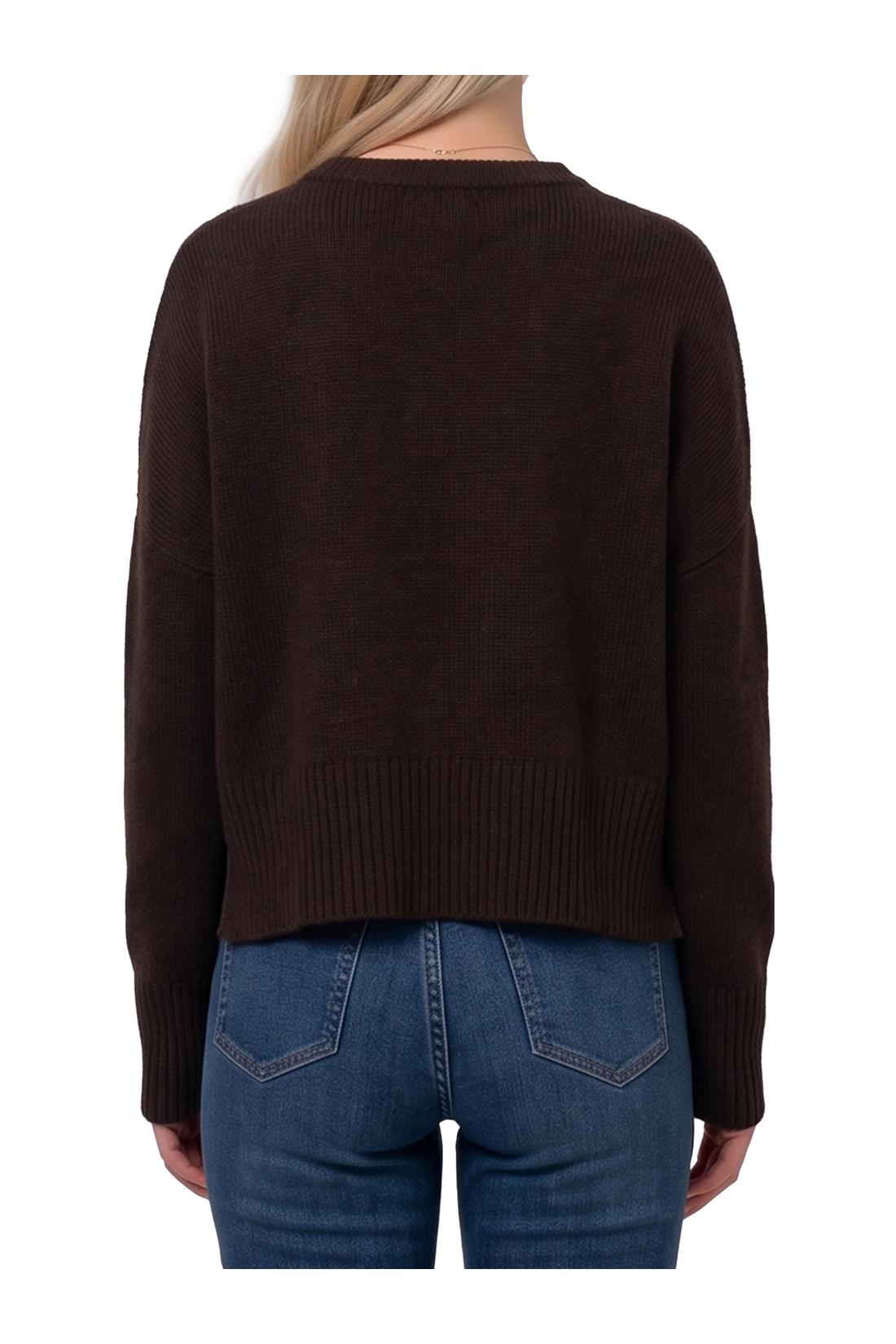 Lisa Yang-OUTLET-SALE-Dark Oak Mila sweater-ARCHIVIST