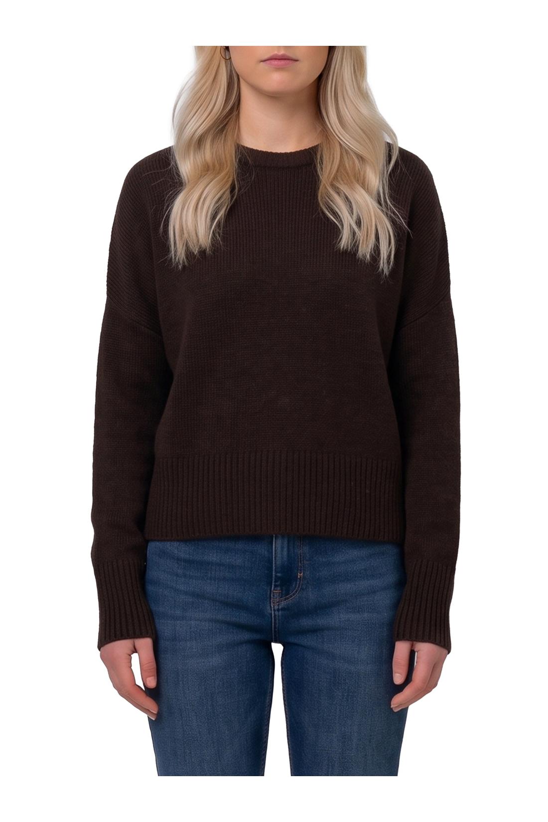 Lisa Yang-OUTLET-SALE-Dark Oak Mila sweater-ARCHIVIST