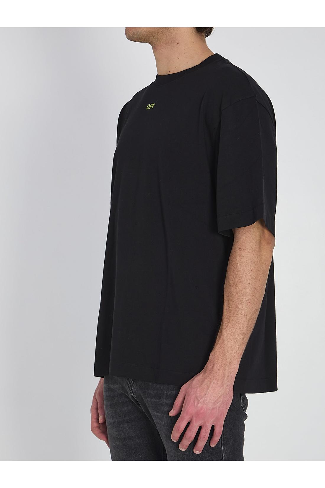 Off white-OUTLET-SALE-Dark Slime Arrow T-shirt-ARCHIVIST