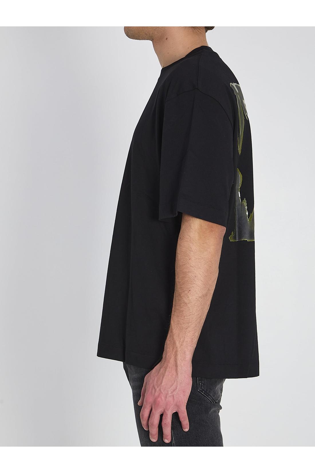 Off white-OUTLET-SALE-Dark Slime Arrow T-shirt-ARCHIVIST
