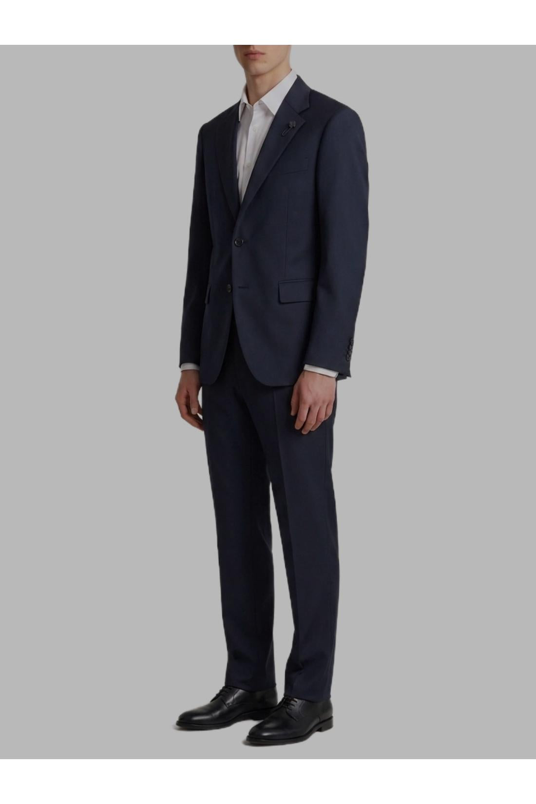 Lardini-OUTLET-SALE-Dark blue Feeling single-breasted suit-ARCHIVIST