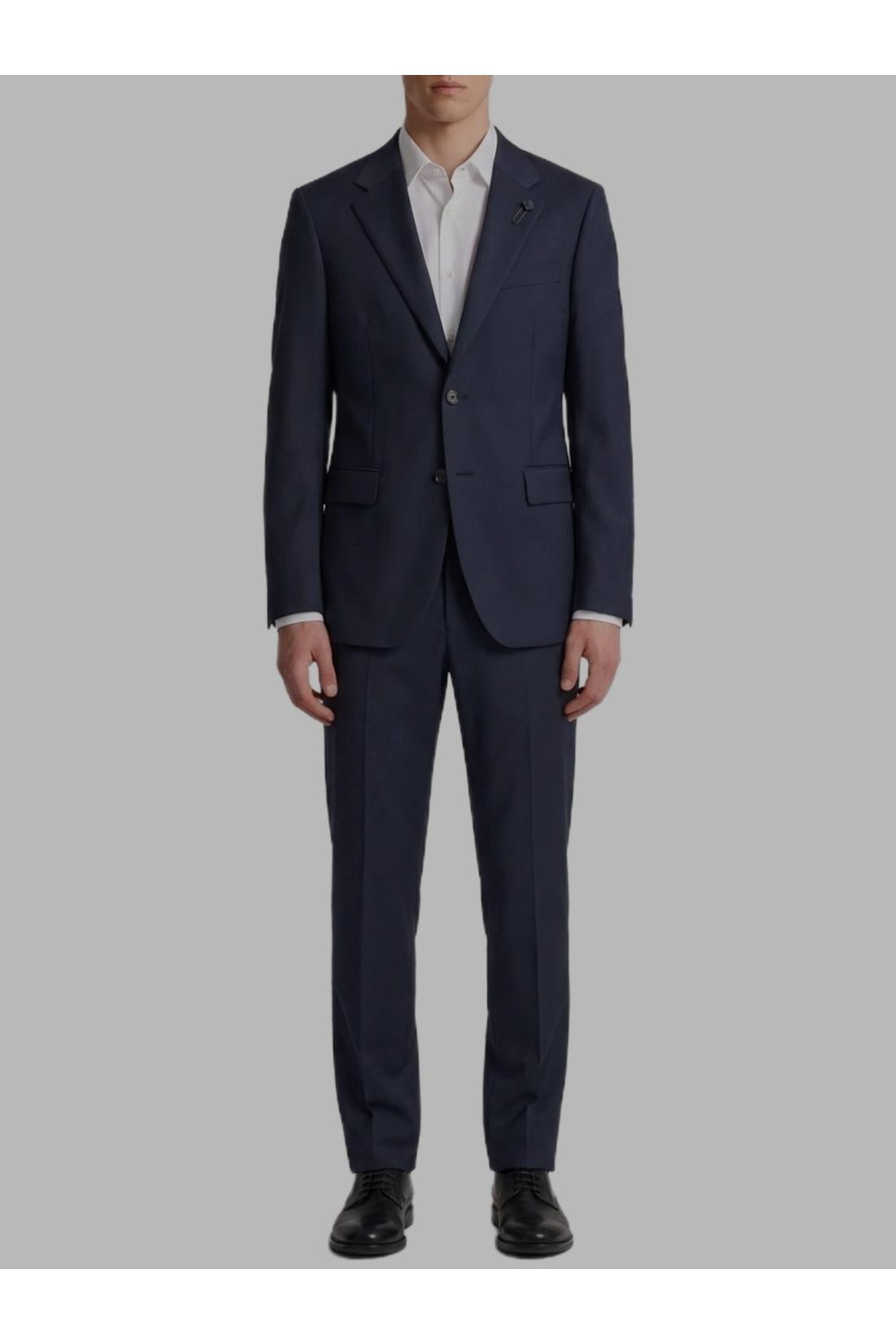 Lardini-OUTLET-SALE-Dark blue Feeling single-breasted suit-ARCHIVIST