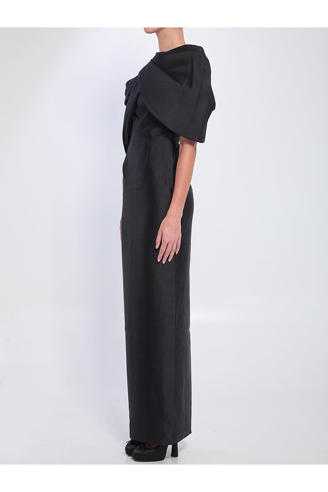 Solace London-OUTLET-SALE-Davina Maxi Dress in Black-ARCHIVIST