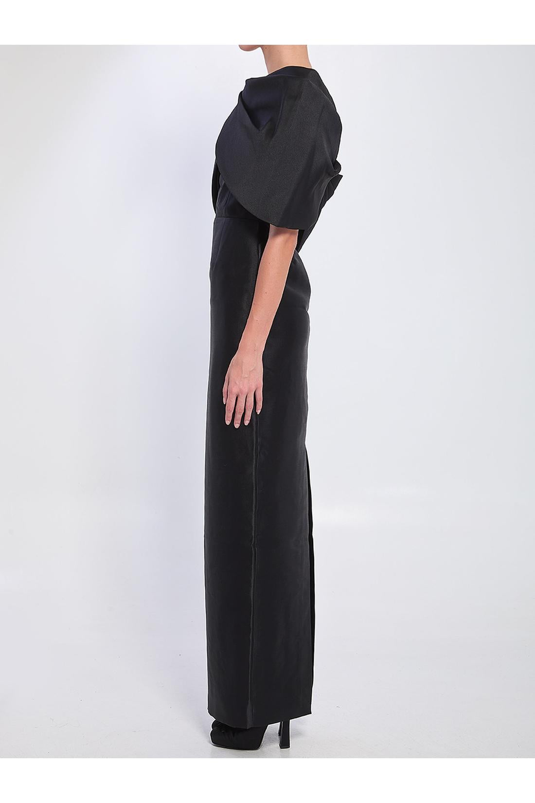 Solace London-OUTLET-SALE-Davina Maxi Dress in Black-ARCHIVIST