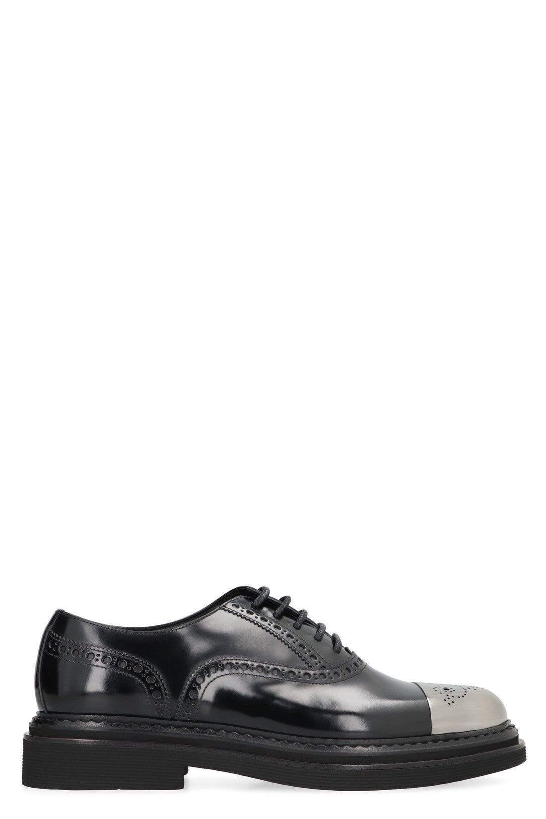 Dolce & Gabbana-OUTLET-SALE-Day leather lace-up shoes-ARCHIVIST