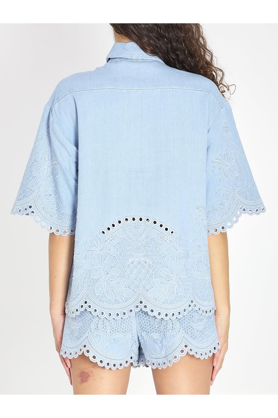 Zimmermann-OUTLET-SALE-Daylight denim shirt-ARCHIVIST