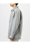 AMI Paris-OUTLET-SALE-De Coeur Logo Denim Overshirt-ARCHIVIST