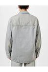 AMI Paris-OUTLET-SALE-De Coeur Logo Denim Overshirt-ARCHIVIST