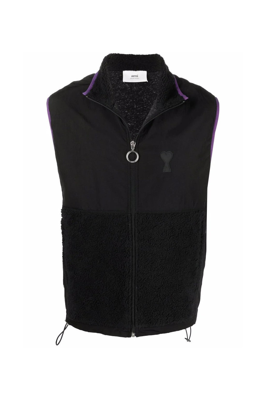 AMI Paris-OUTLET-SALE-De Coeur Logo Gilet Vest Jacket-ARCHIVIST