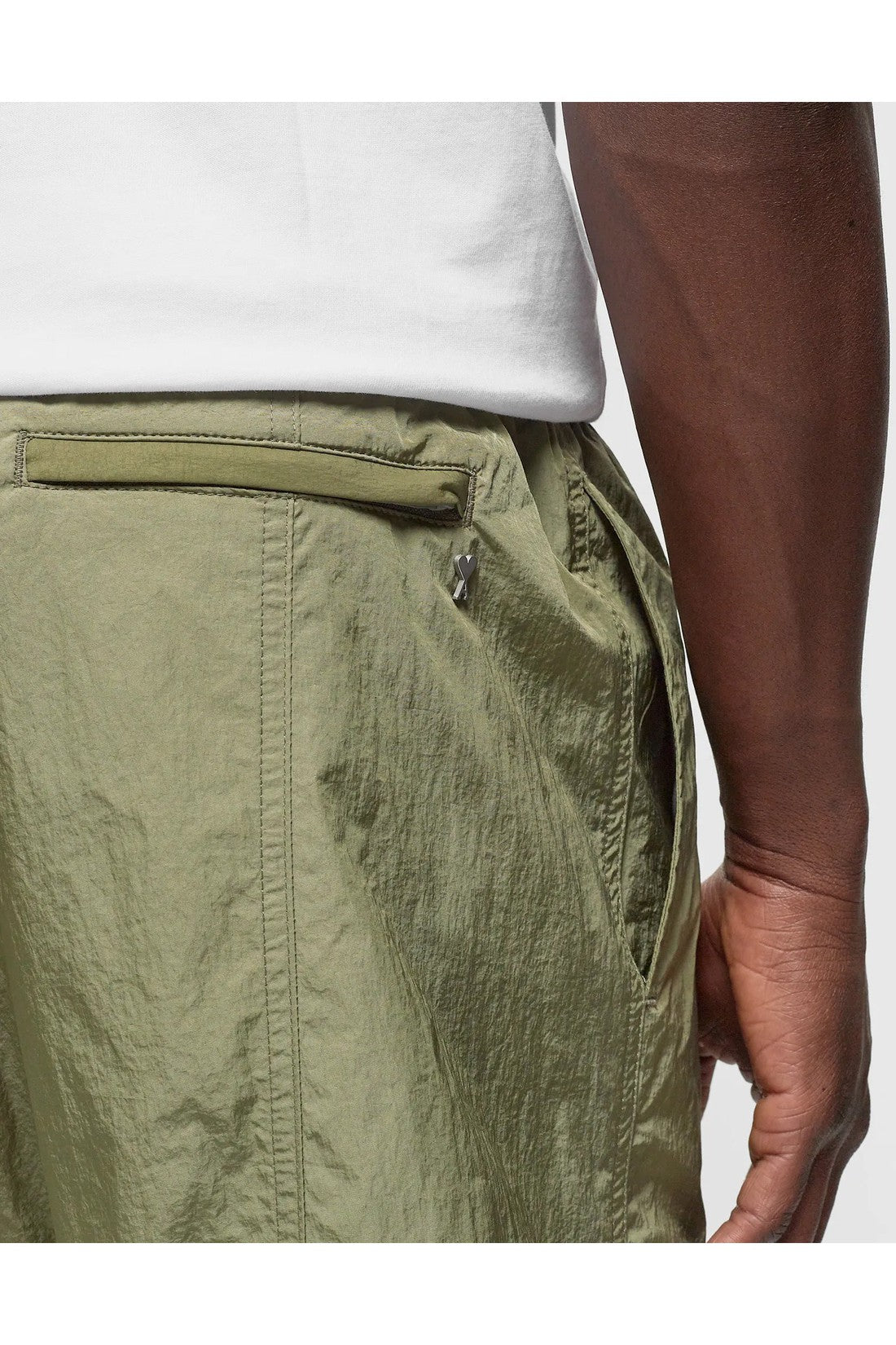 AMI Paris-OUTLET-SALE-De Coeur Logo Swim Shorts-ARCHIVIST