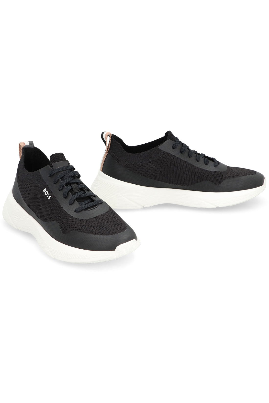 BOSS-OUTLET-SALE-Dean fabric low-top sneakers-ARCHIVIST
