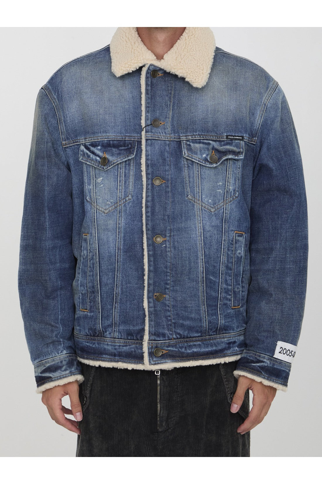 DOLCE&GABBANA-OUTLET-SALE-Denim Jacket-ARCHIVIST