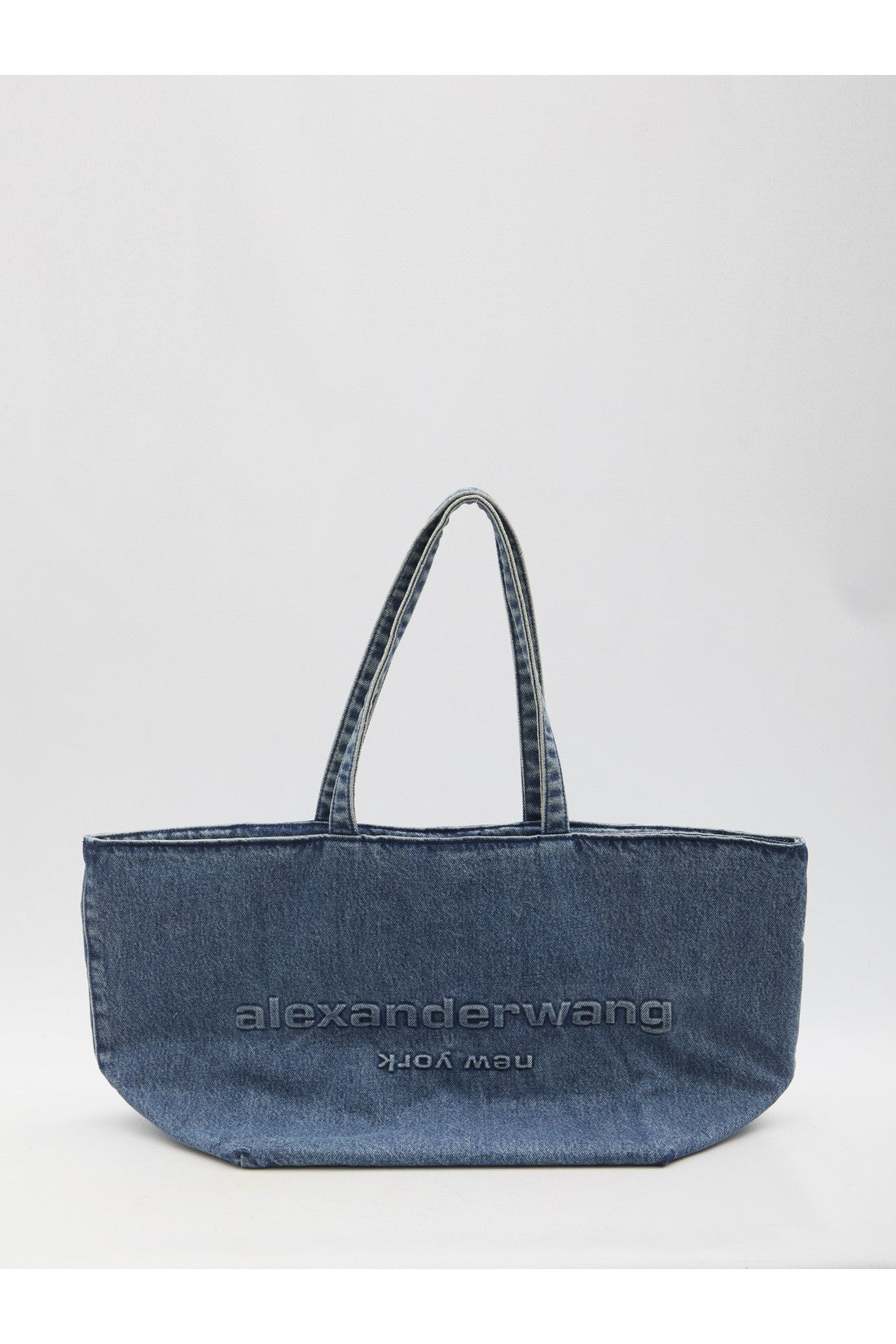 Alexander Wang-OUTLET-SALE-Denim Tote Bag Punch-ARCHIVIST