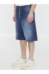 DOLCE&GABBANA-OUTLET-SALE-Denim bermuda shorts-ARCHIVIST