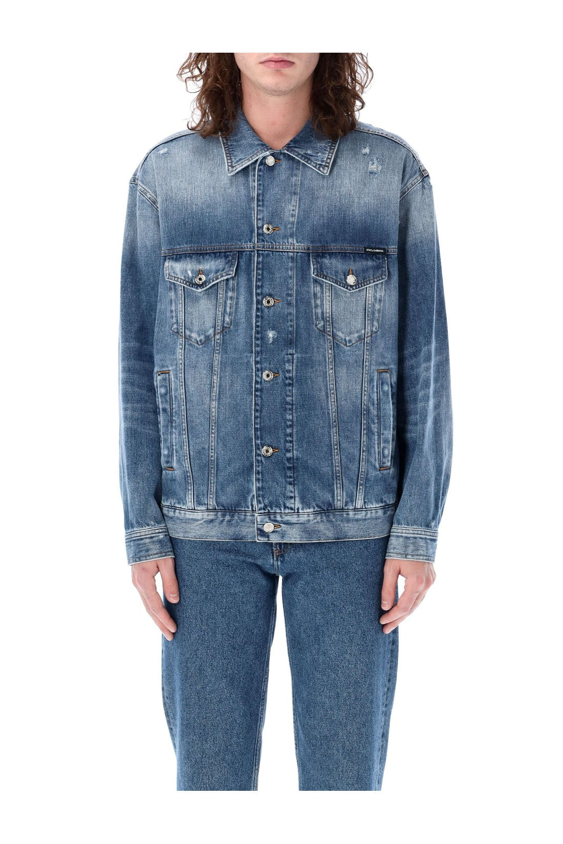 DOLCE & GABBANA-OUTLET-SALE-Denim jacket-ARCHIVIST